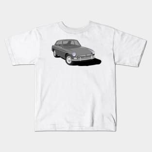 MGB GT Design -Silver Kids T-Shirt